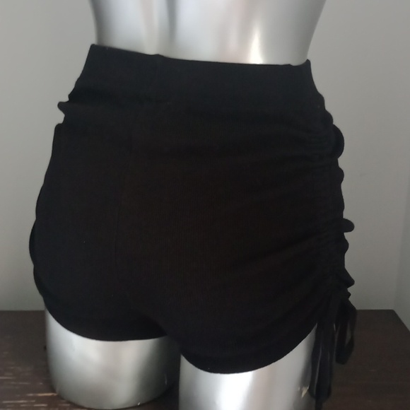 S High Waisted Stretchy Knit Mini Short Hera - Picture 7 of 9